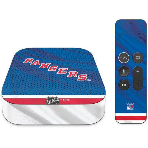 NHL New York Rangers Home Jersey Apple TV Skin