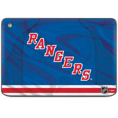 NHL New York Rangers Home Jersey HP Chromebook Skin