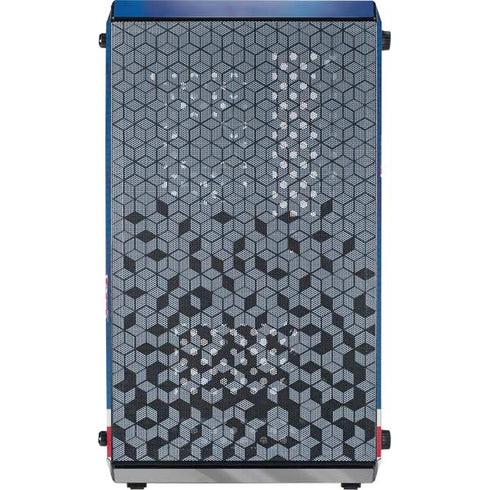 NHL New York Rangers Home Jersey Cooler Master MasterBox Q300L Mini Tower Skin