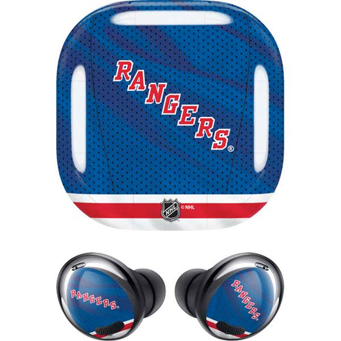 NHL New York Rangers Home Jersey Galaxy Buds Pro Skin