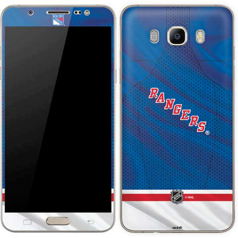 NHL New York Rangers Home Jersey Galaxy J7 Skin