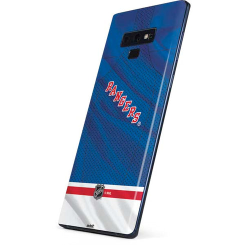 NHL New York Rangers Home Jersey Galaxy Note 9 Skin