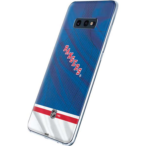 NHL New York Rangers Home Jersey Galaxy S10e Skin