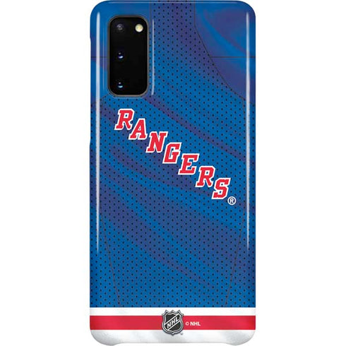 NHL New York Rangers Home Jersey Galaxy S20 Lite Case