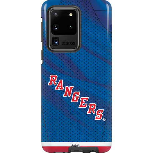 NHL New York Rangers Home Jersey Galaxy S20 Ultra 5G Pro Case