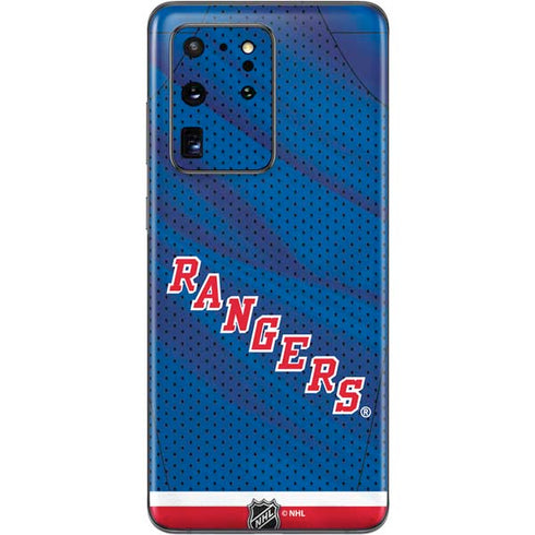 NHL New York Rangers Home Jersey Galaxy S20 Ultra 5G Skin
