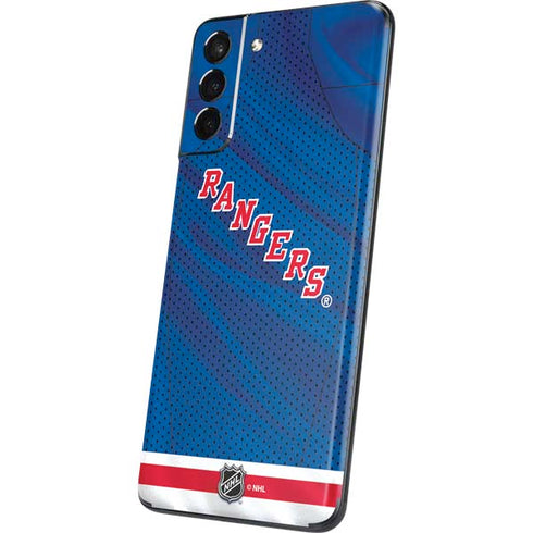NHL New York Rangers Home Jersey Galaxy S21 5G Skin