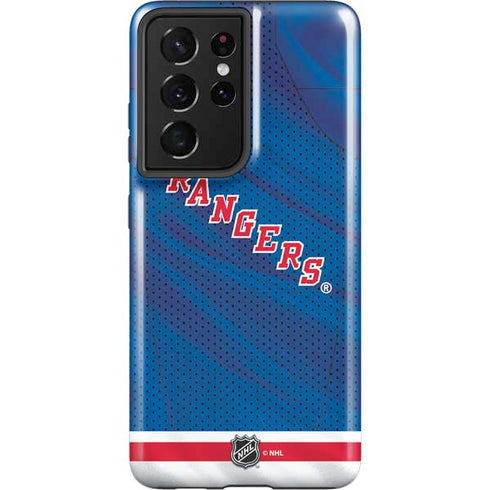 NHL New York Rangers Home Jersey Galaxy S21 Ultra 5G Pro Case