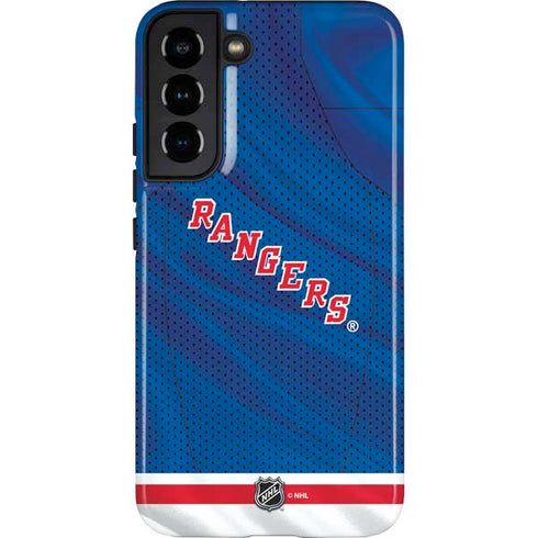 NHL New York Rangers Home Jersey Galaxy S22 Plus Pro Case