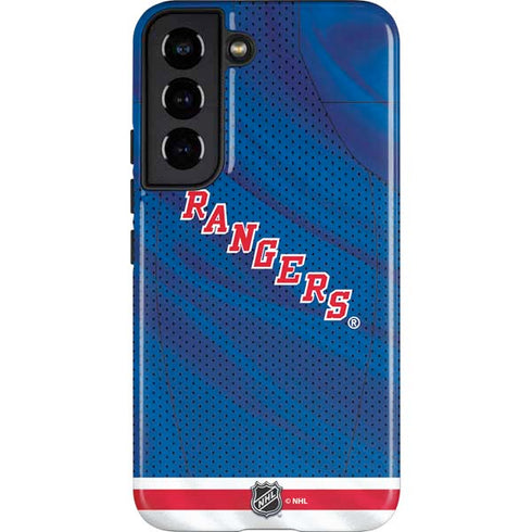 NHL New York Rangers Home Jersey Galaxy S22 Pro Case