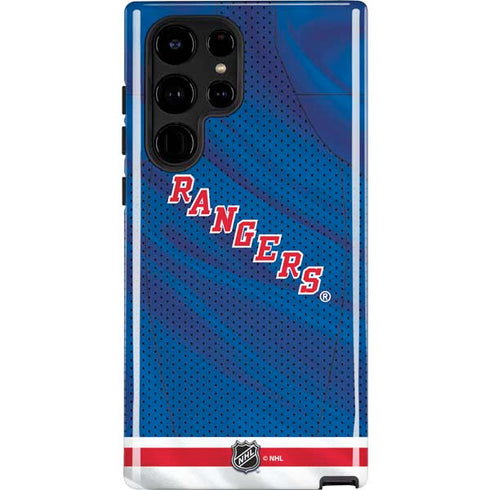 NHL New York Rangers Home Jersey Galaxy S22 Ultra Pro Case