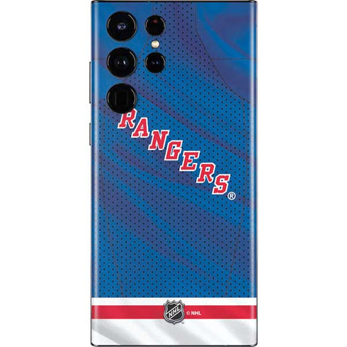 NHL New York Rangers Home Jersey Galaxy S22 Ultra Skin
