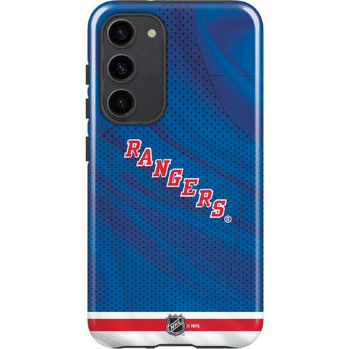 NHL New York Rangers Home Jersey Galaxy S23 Plus Pro Case