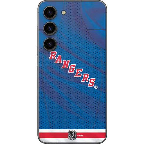 NHL New York Rangers Home Jersey Galaxy S23 Skin