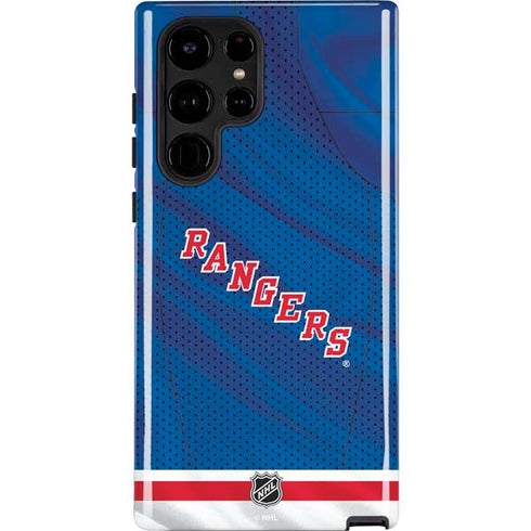 NHL New York Rangers Home Jersey Galaxy S24 Ultra Impact Case