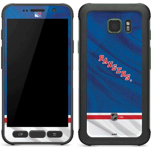 NHL New York Rangers Home Jersey Galaxy S7 Active Skin
