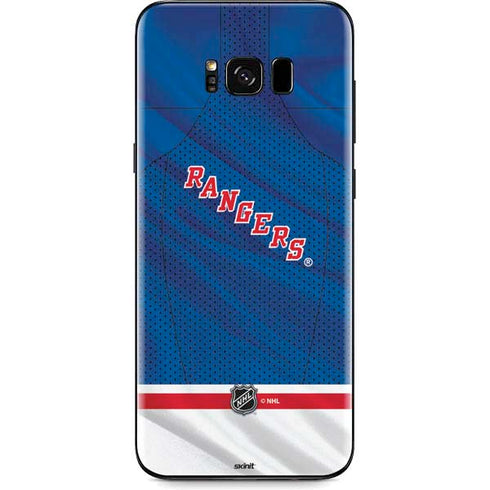 NHL New York Rangers Home Jersey Galaxy S8 Skin