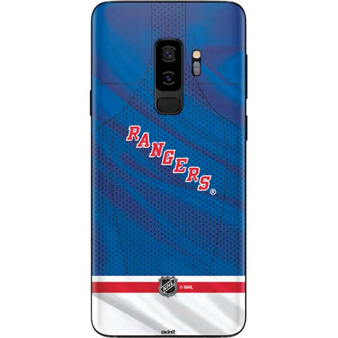 NHL New York Rangers Home Jersey Galaxy S9 Plus Skin