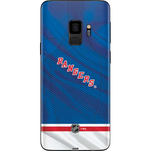 NHL New York Rangers Home Jersey Galaxy S9 Skin