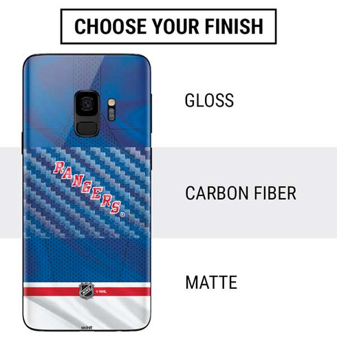NHL New York Rangers Home Jersey Galaxy S9 Skin