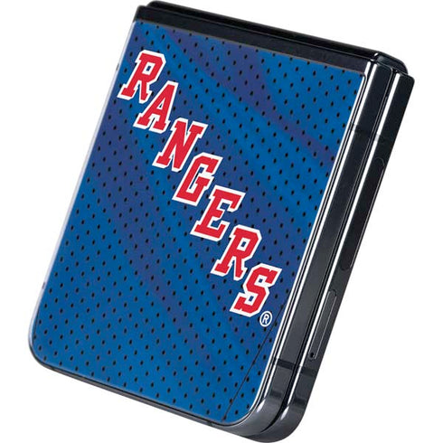 NHL New York Rangers Home Jersey Galaxy Z Flip5 5G Skin