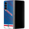 NHL New York Rangers Home Jersey Galaxy Z Fold4 5G Skin