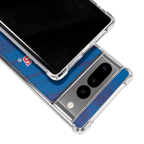 NHL New York Rangers Home Jersey Google Pixel 7 Pro Clear Case
