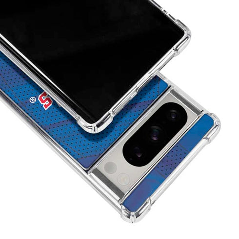 NHL New York Rangers Home Jersey Google Pixel 8 Pro Clear Case