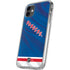 NHL New York Rangers Home Jersey iPhone 11 Clear Case