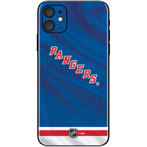NHL New York Rangers Home Jersey iPhone 11 Skin