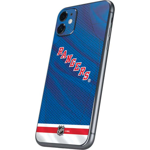 NHL New York Rangers Home Jersey iPhone 11 Skin