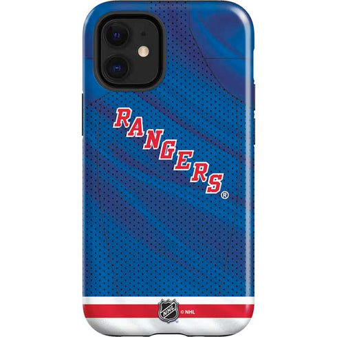 NHL New York Rangers Home Jersey iPhone 12 Mini Impact Case