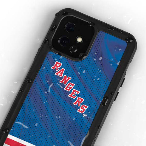 NHL New York Rangers Home Jersey iPhone 12 Mini Waterproof Case