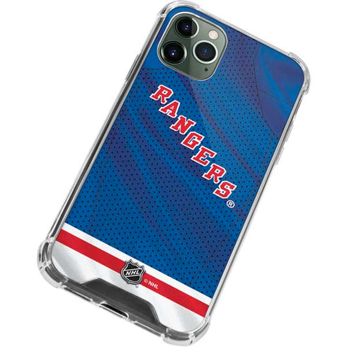 NHL New York Rangers Home Jersey iPhone 12 Pro Clear Case