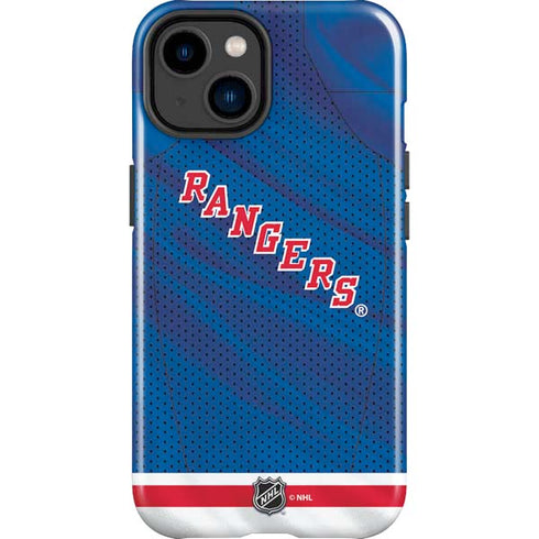 NHL New York Rangers Home Jersey iPhone 15 Plus Impact Case