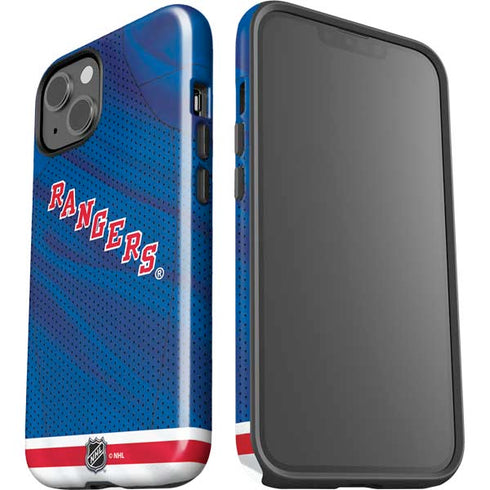 NHL New York Rangers Home Jersey iPhone 15 Plus Impact Case