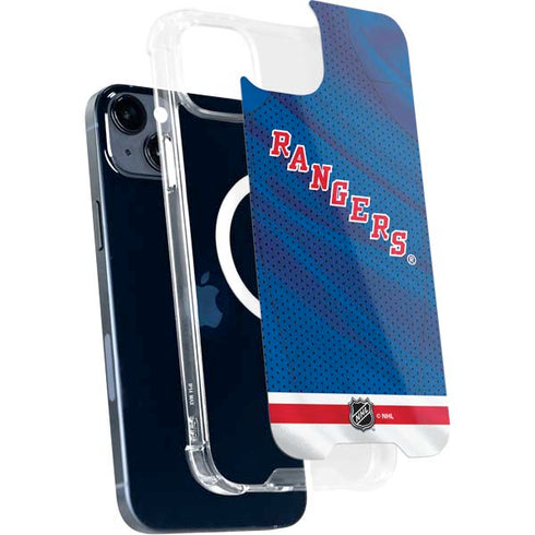 NHL New York Rangers Home Jersey iPhone 15 Plus MagSafe Case