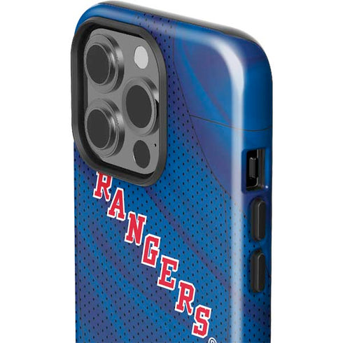 NHL New York Rangers Home Jersey iPhone 15 Pro Impact Case