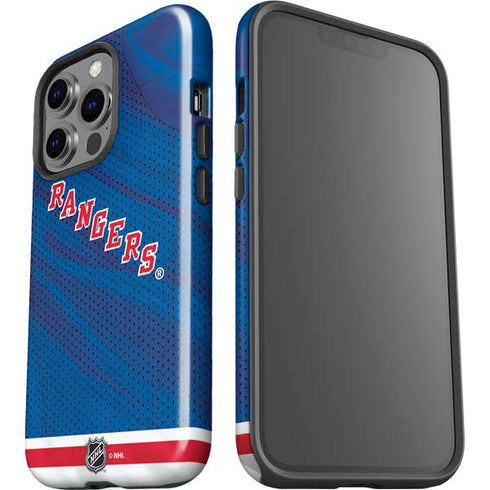 NHL New York Rangers Home Jersey iPhone 15 Pro Impact Case