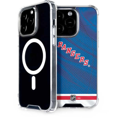 NHL New York Rangers Home Jersey iPhone 15 Pro MagSafe Case