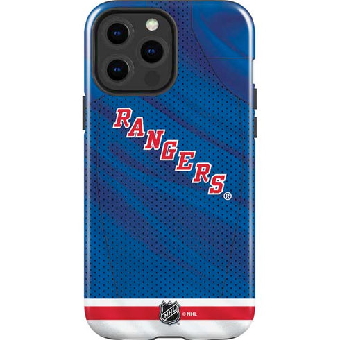 NHL New York Rangers Home Jersey iPhone 15 Pro Max Impact Case