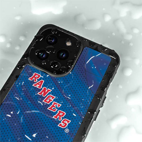 NHL New York Rangers Home Jersey iPhone 14 Pro Max Waterproof Case