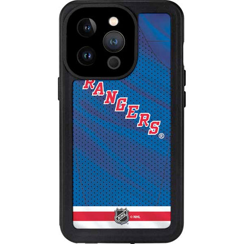 NHL New York Rangers Home Jersey iPhone 15 Pro Waterproof Case