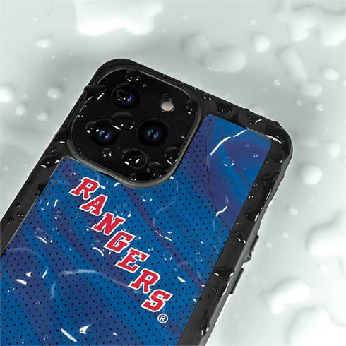 NHL New York Rangers Home Jersey iPhone 15 Pro Waterproof Case