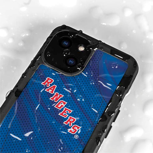 NHL New York Rangers Home Jersey iPhone 15 Waterproof Case