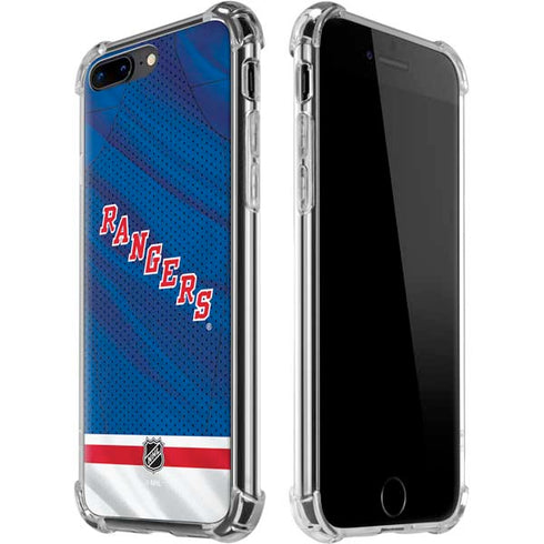 NHL New York Rangers Home Jersey iPhone 7/8 Plus Clear Case
