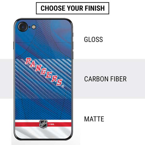 NHL New York Rangers Home Jersey iPhone SE (2nd & 3rd Gen) Skin