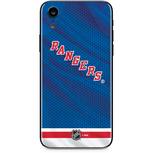 NHL New York Rangers Home Jersey iPhone XR Skin