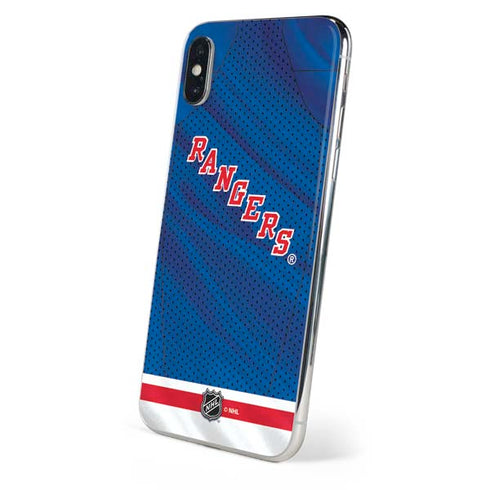 NHL New York Rangers Home Jersey iPhone XS Max Skin