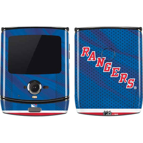 NHL New York Rangers Home Jersey Motorola RAZR Skin